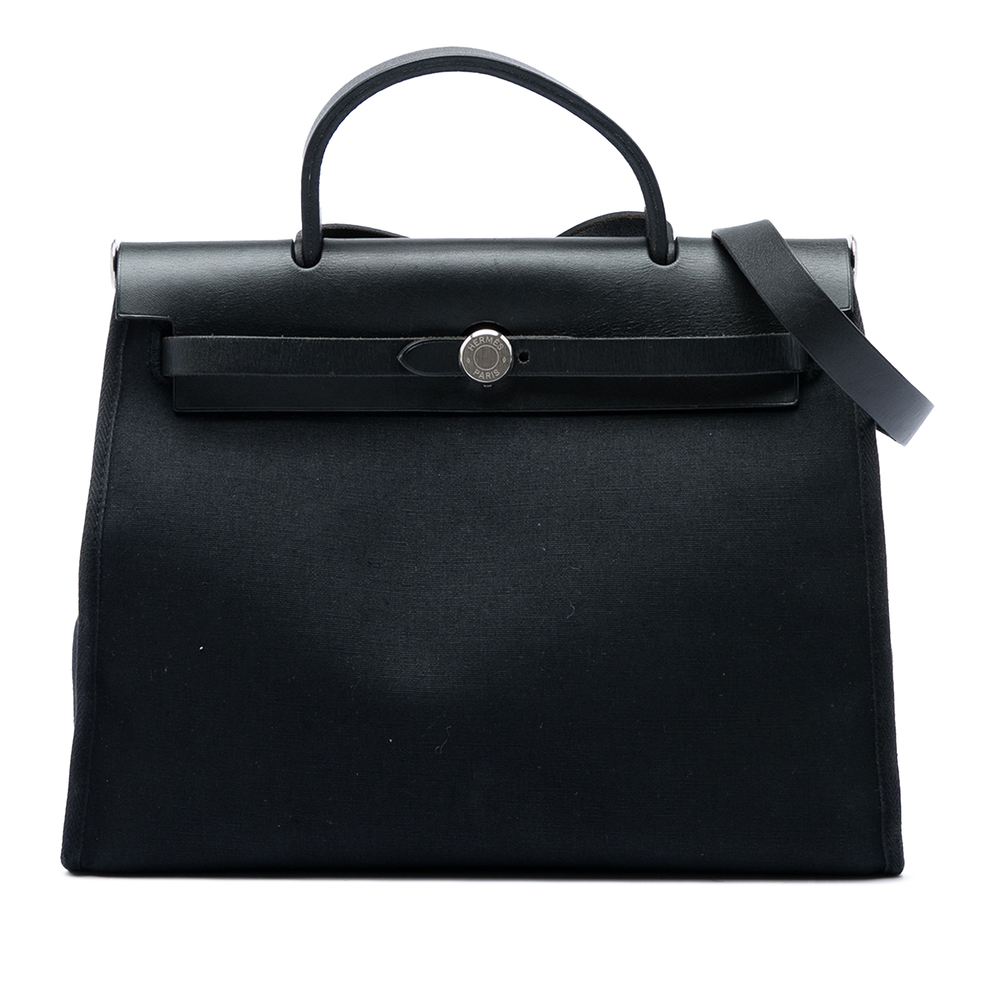 Pre-Loved Hermes Toile Herbag PM